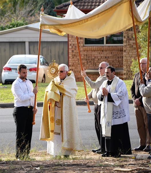 Corpus Christi Procession 2015 Blessing