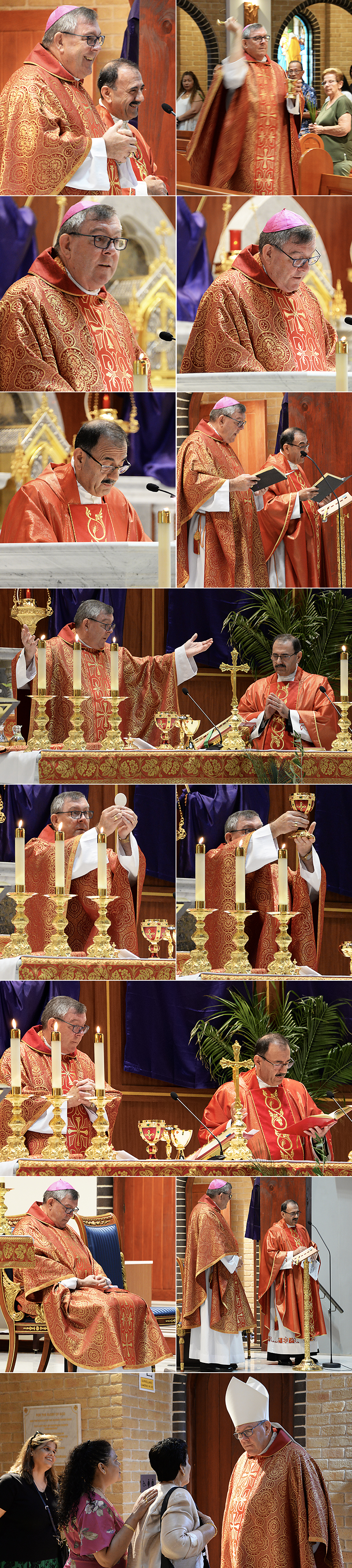 Visit by The Most Reverend Bishop Mascord - Palm Sunday Vigil Mass 2021