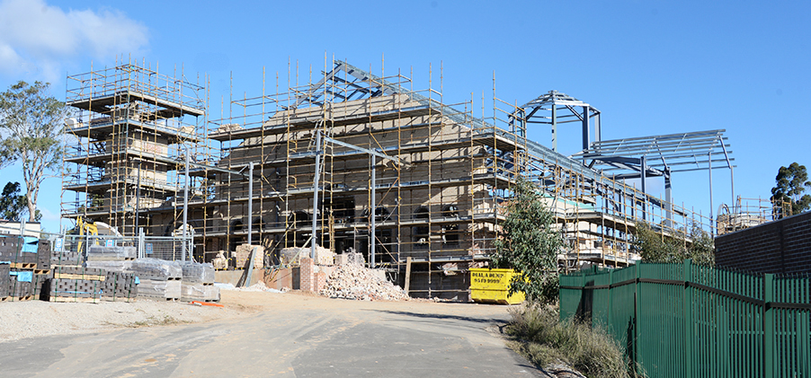 The steel frame