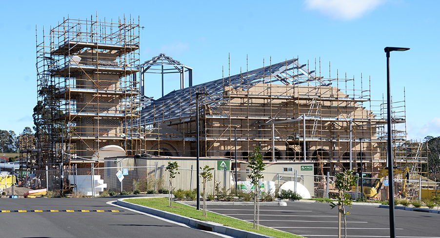 The steel frame